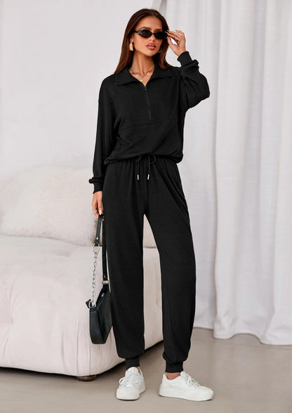 Conjunto NOLEA Cozy 2 Piezas – Sudadera con Cremallera + Joggers a Juego