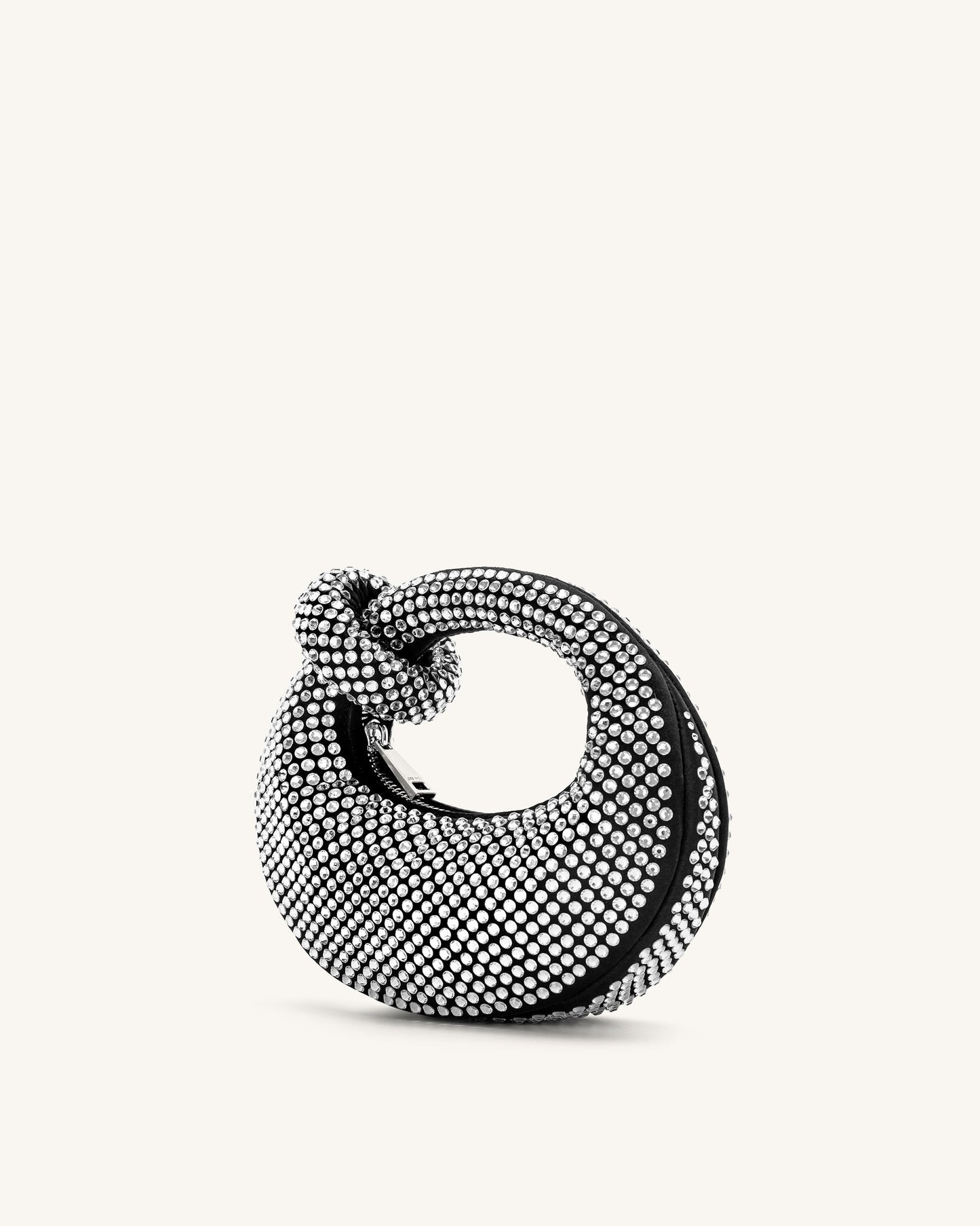 Abacus Borsa a Mano Mini Cristalli Artificiali - Nero