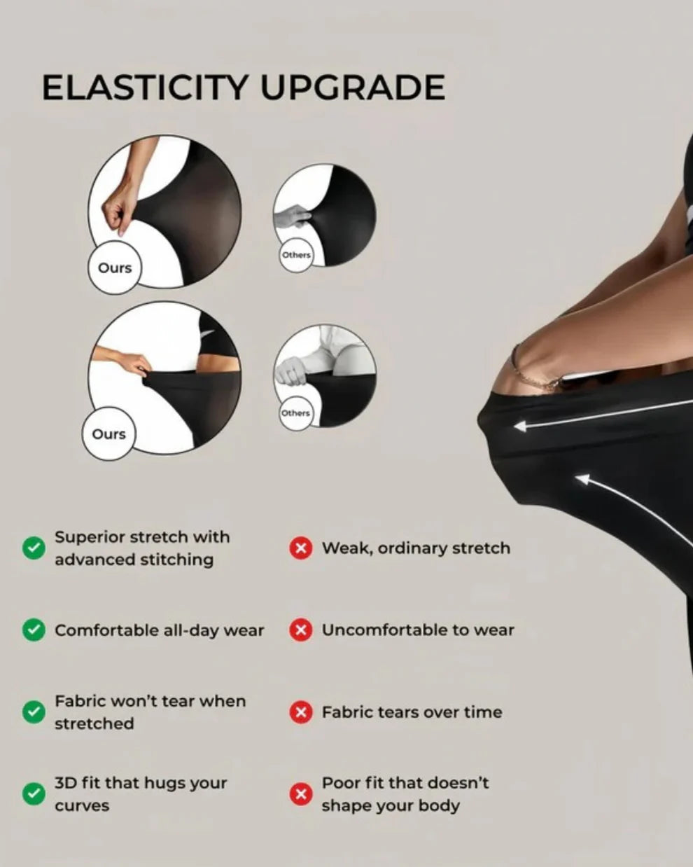 NOLEA Viral One-Seam Shaping Fleece Leggings