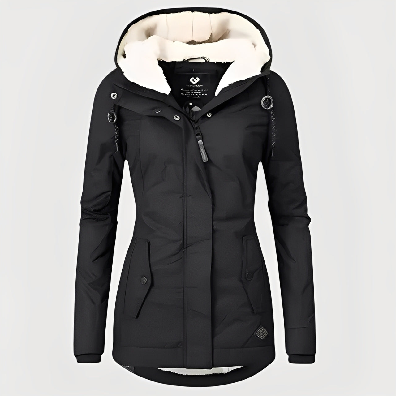 NOLEA – Chaqueta de Invierno Impermeable con Capucha