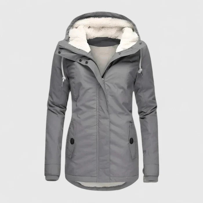 NOLEA – Chaqueta de Invierno Impermeable con Capucha