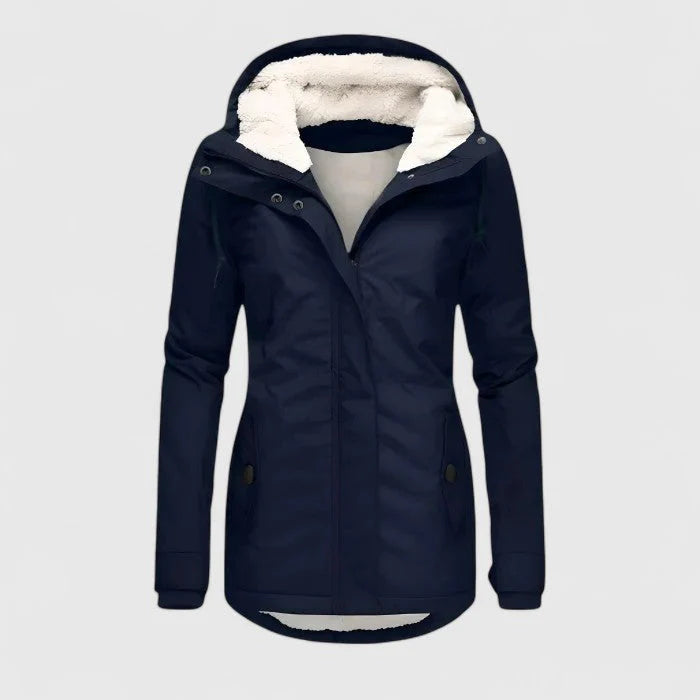 NOLEA – Chaqueta de Invierno Impermeable con Capucha
