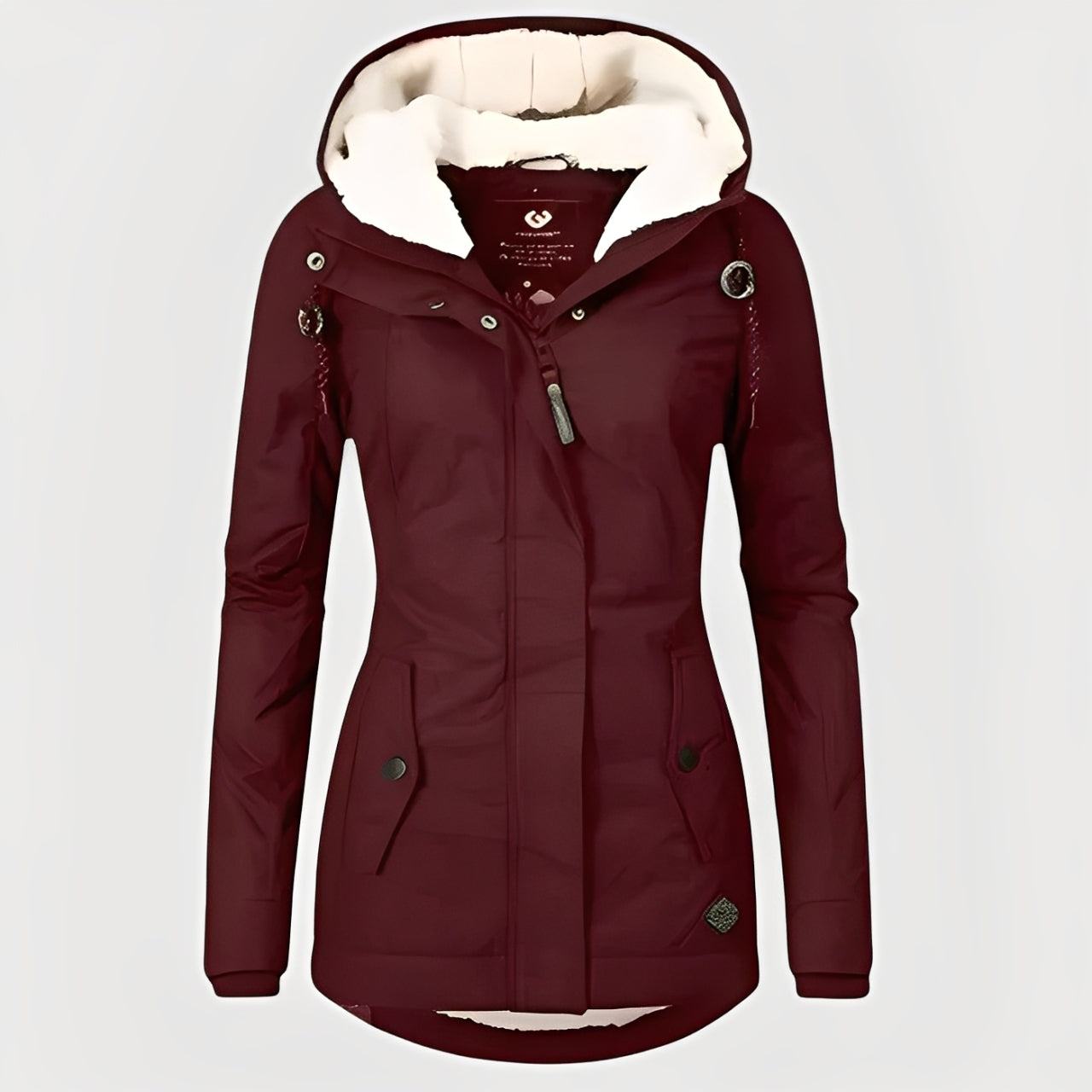 NOLEA – Chaqueta de Invierno Impermeable con Capucha
