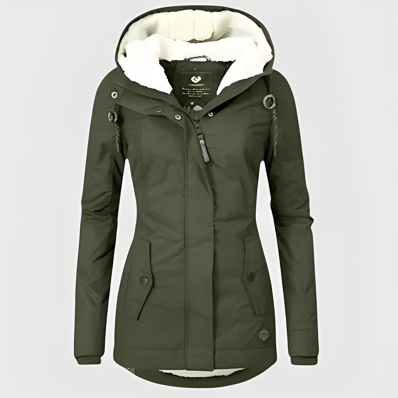 NOLEA – Chaqueta de Invierno Impermeable con Capucha