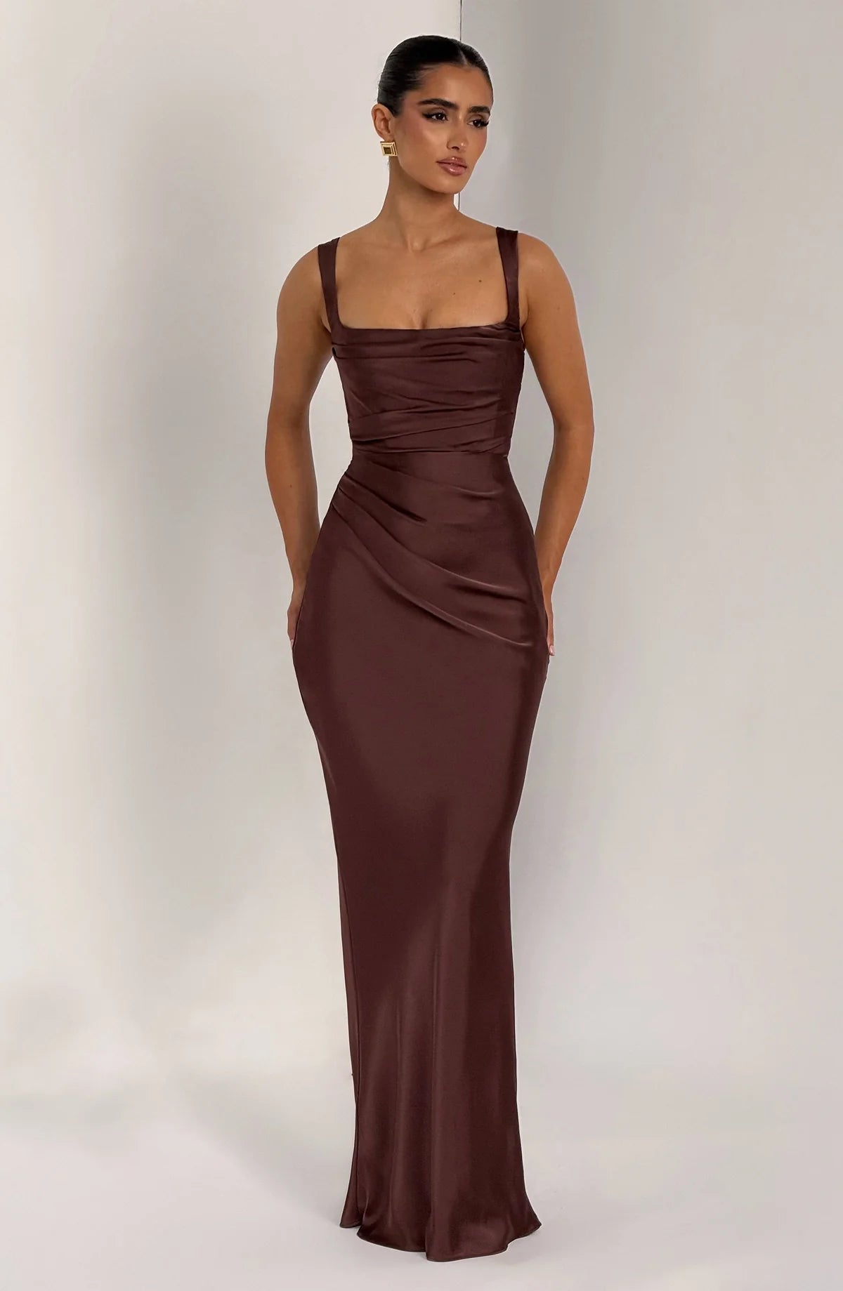 CALANTHE | Vestido largo de corte elegante