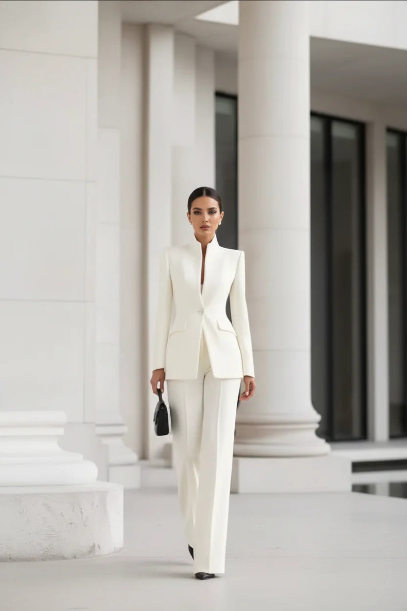 GIA | Conjunto blazer y pantalón palazzo