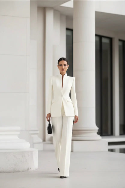 GIA | Conjunto blazer y pantalón palazzo