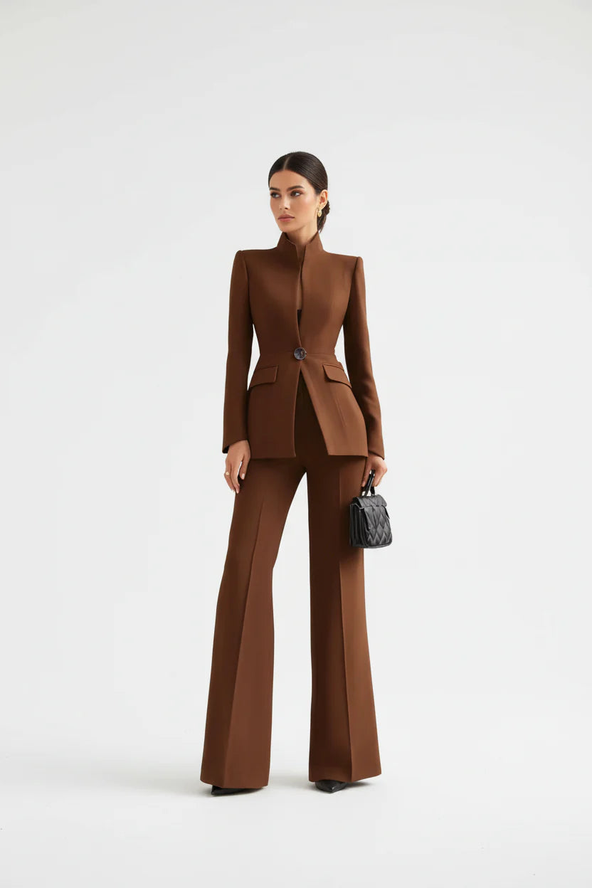 GIA | Conjunto blazer y pantalón palazzo