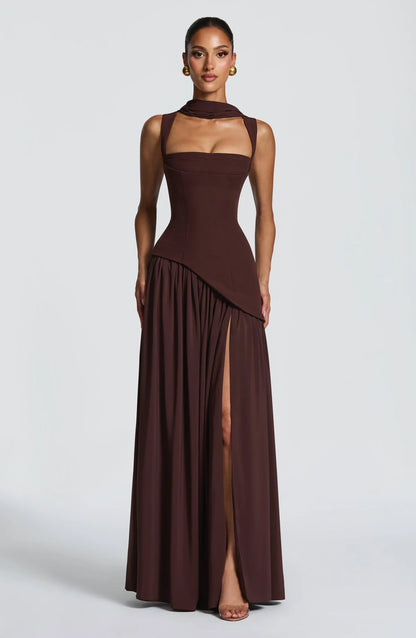 ZAFIRA | Vestido Largo Lacado